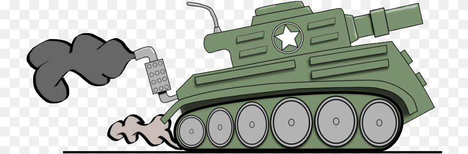 X 724 7 Cartoon Ww2 Tank, Armored, Vehicle, Transportation, Weapon Free Transparent Png