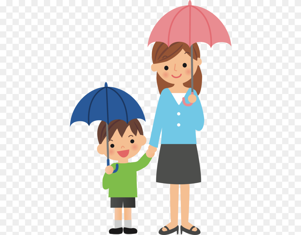 X 750 7 Person With Umbrella Clipart, Canopy, Baby, Face, Head Free Png Download
