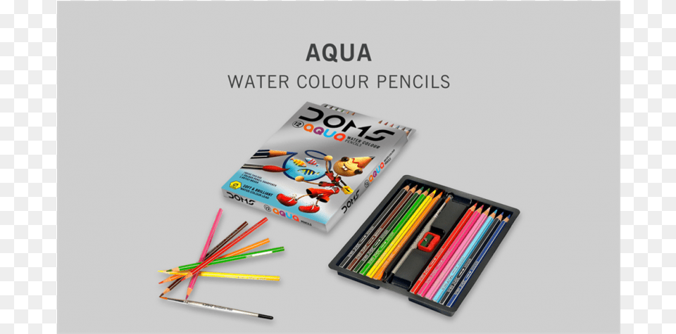 X 800 4 Doms Aqua Water Colour Pens, Pencil Png Image