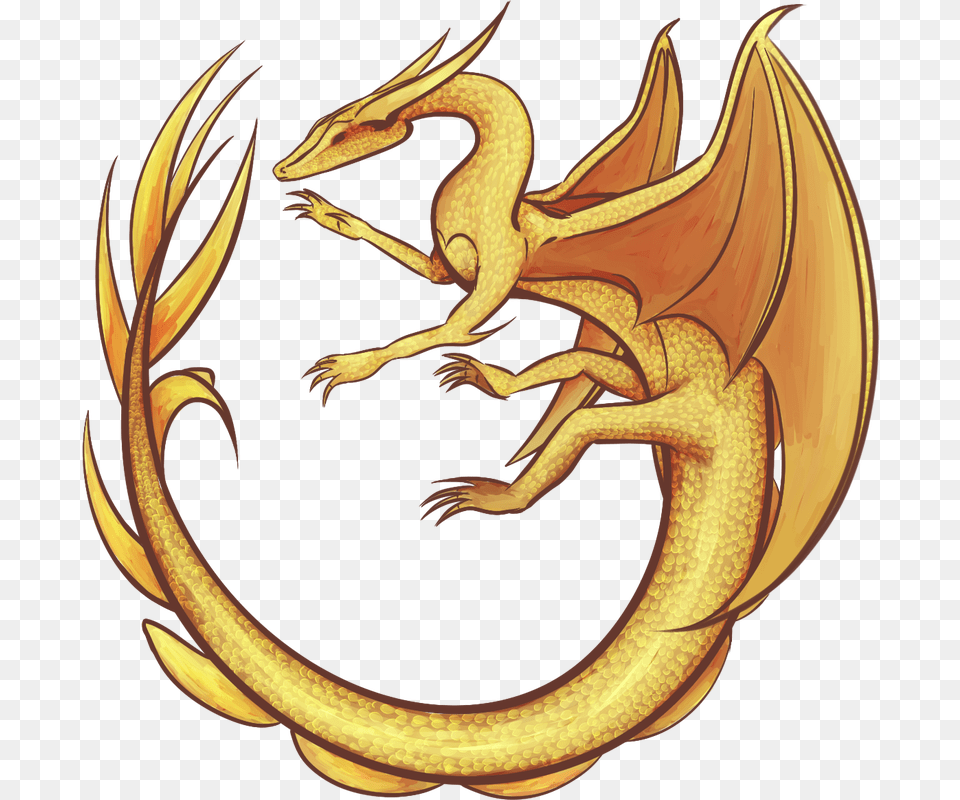 X 800 6 Golden Dragon No Background, Animal, Reptile, Snake Png Image