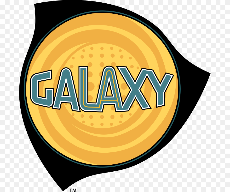 X 800 Los Angeles Galaxy Old Logo, Badge, Symbol, Disk, Gold Png Image