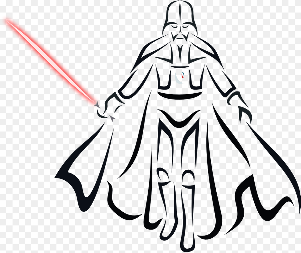 X 826 4 Darth Vader Line Art, Fashion, Person, People Free Png Download