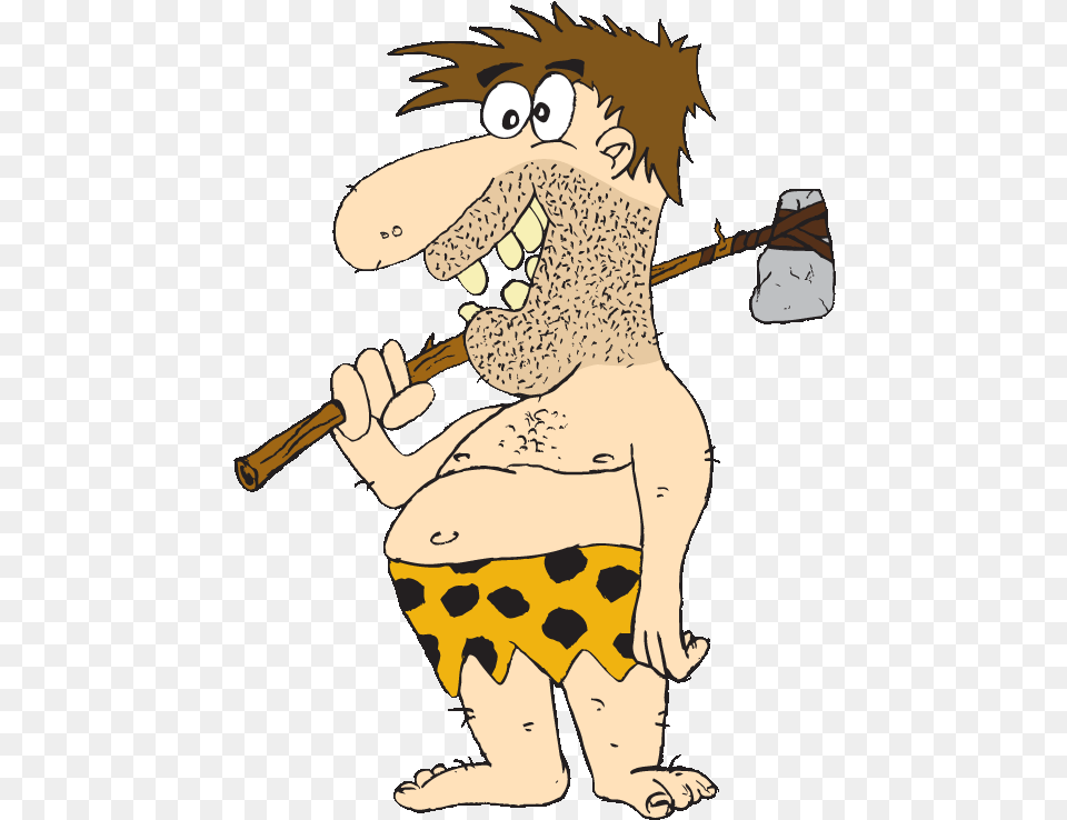 X 864 6 Cave Man Sketch, Baby, Person, Cartoon Png Image