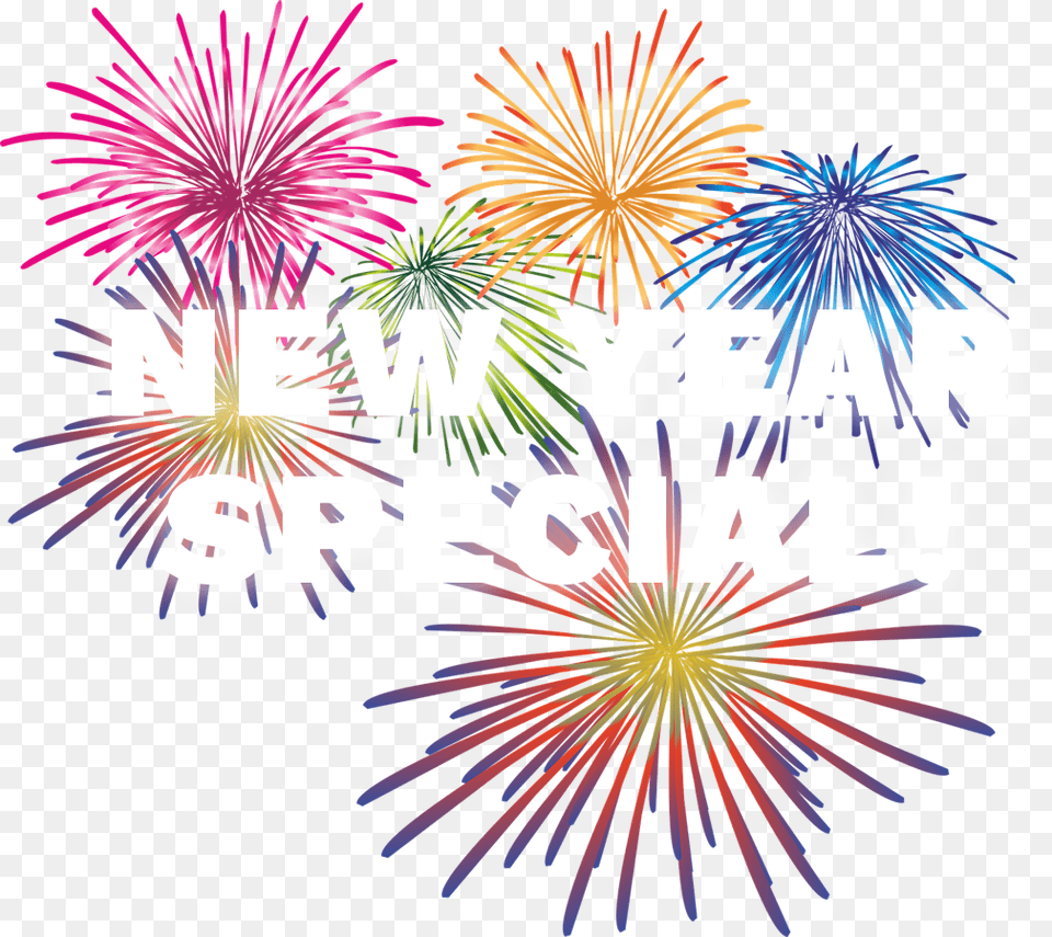 X 899 2 Happy New Year Clipart 2019 Fireworks, Art, Graphics, Modern Art, Collage Free Png