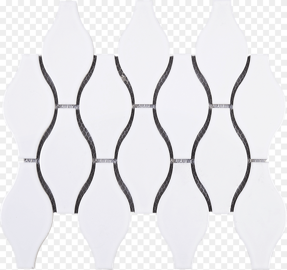 X 9 34 In White Teardrop Tiles, Fence, Person Png Image