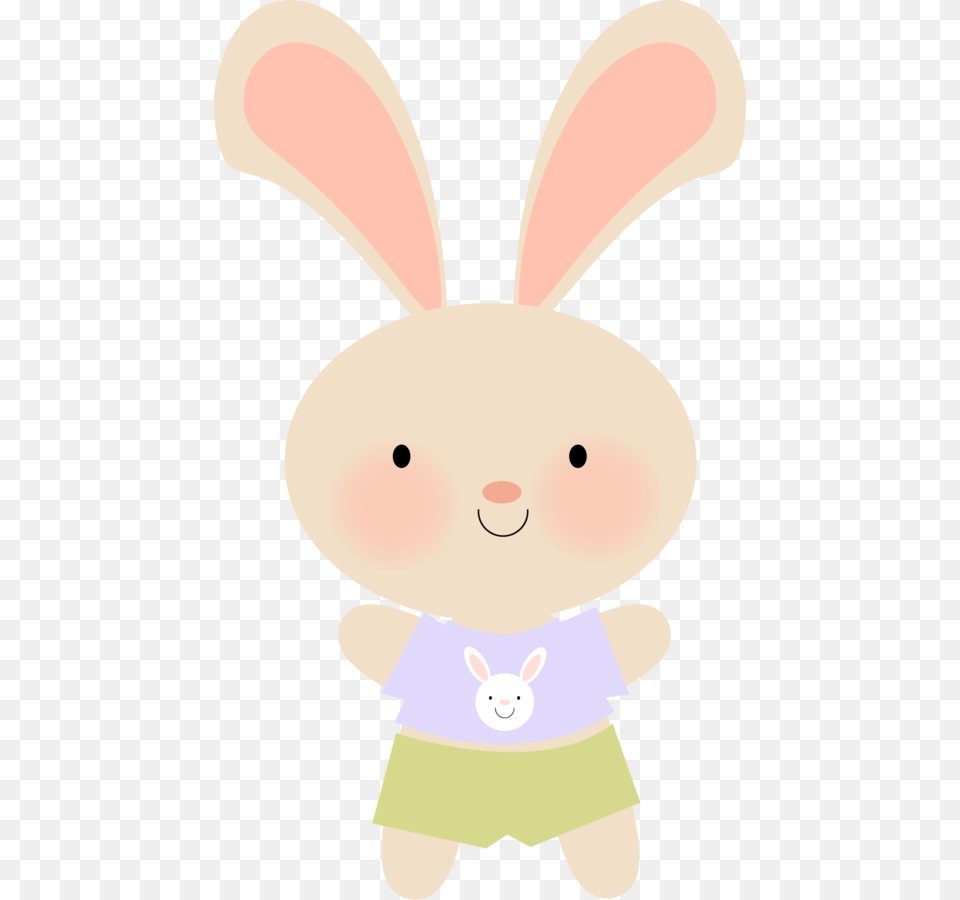 X 900 1 Clipart Cute Pink Bunny, Animal, Rabbit, Mammal, Nature Png Image