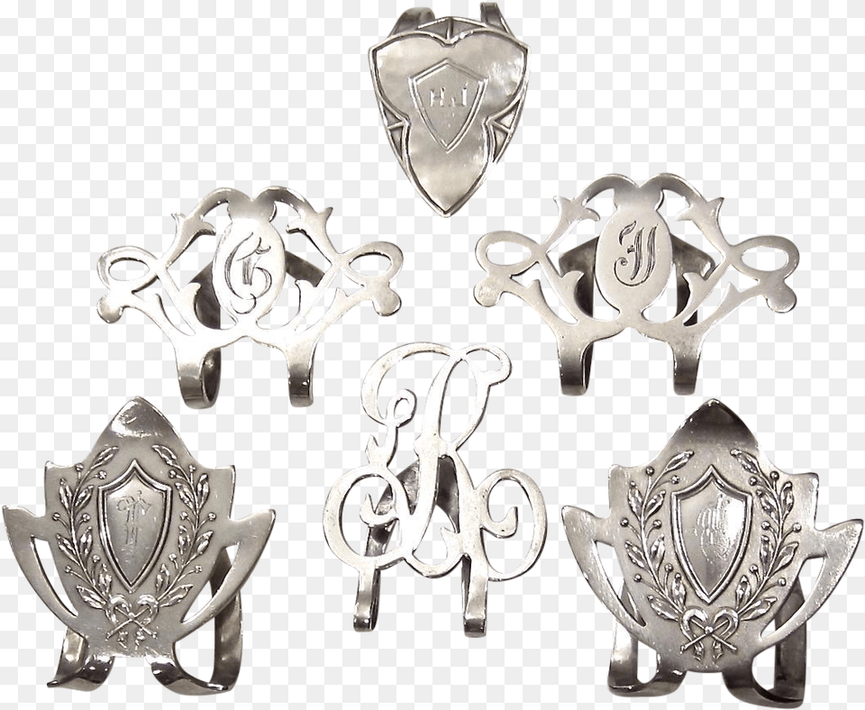 X 959 2 Silver, Accessories, Jewelry, Earring Png Image