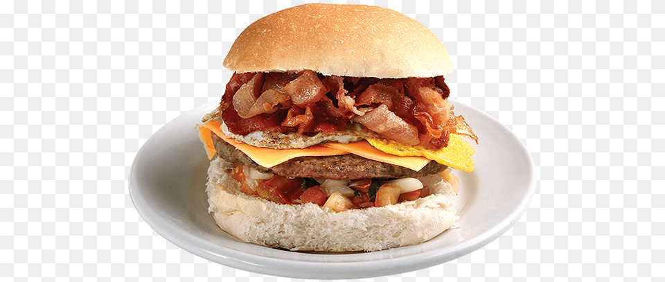 X Bacon De X Bacon, Burger, Food Free Png Download
