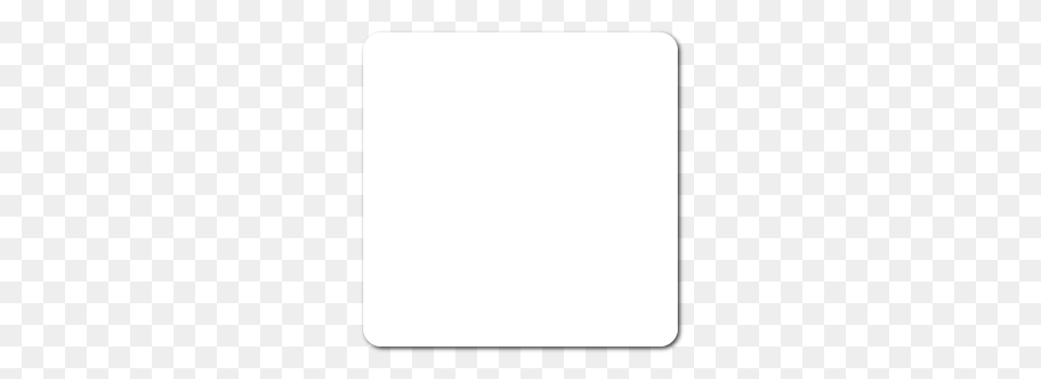 X Blank Round Corner Square Stickers, White Board Free Png Download