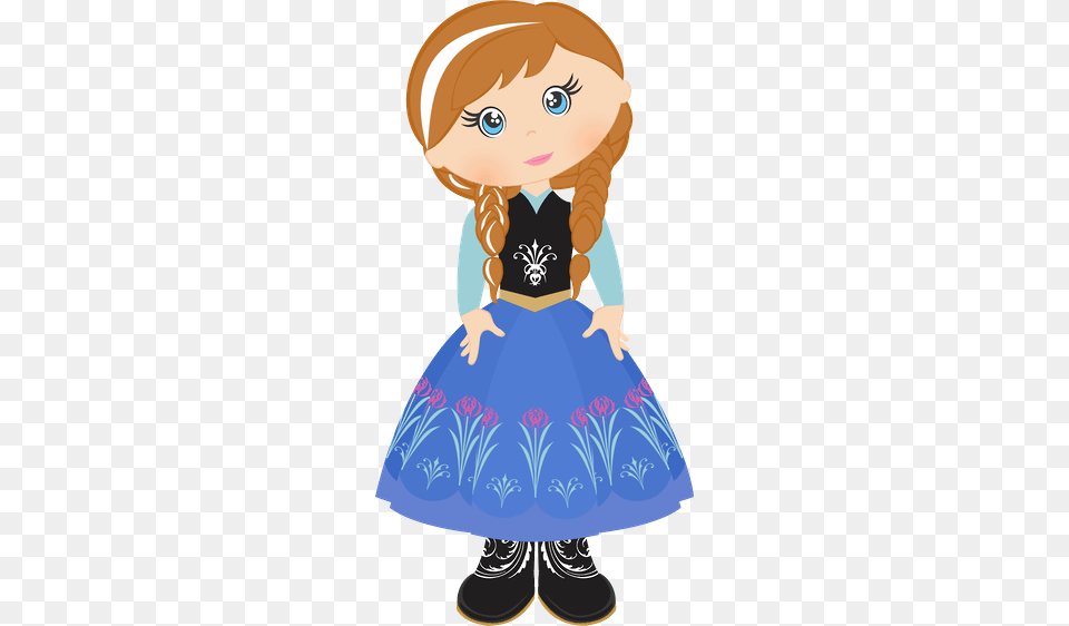 X Disney Frozen Anna Elsa Novo Design Anna Frozen Baby, Clothing, Dress, Person, Publication Free Png Download