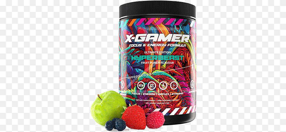 X Gamer Energy Drink, Ball, Tennis, Sport, Raspberry Png Image