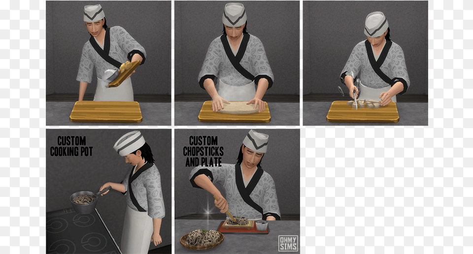 X Get Chopsticks Sims, Adult, Person, Female, Woman Png