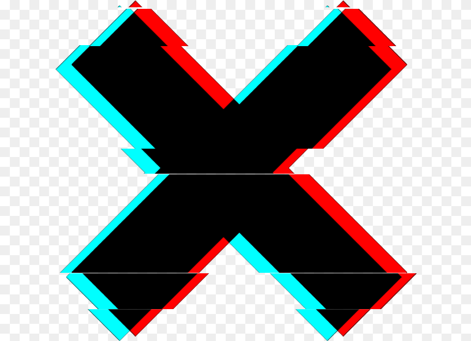 X Glitch Picsart Sticker X, Symbol, Gas Pump, Machine, Pump Free Png