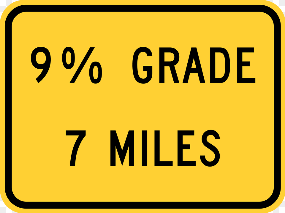 X Grade Distance Miles Plaque Clipart, Text, Symbol, Sign Free Png