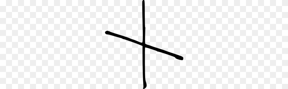X Is A Cross Clip Art, Gray Free Png