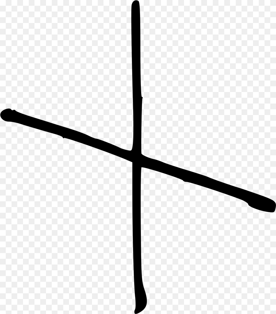 X Is A Cross Clip Arts For Web Thin X Background, Gray Free Png Download