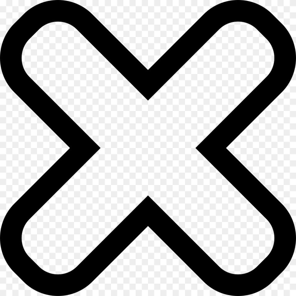 X Letter Icon Download, Symbol, Bow, Weapon Free Png