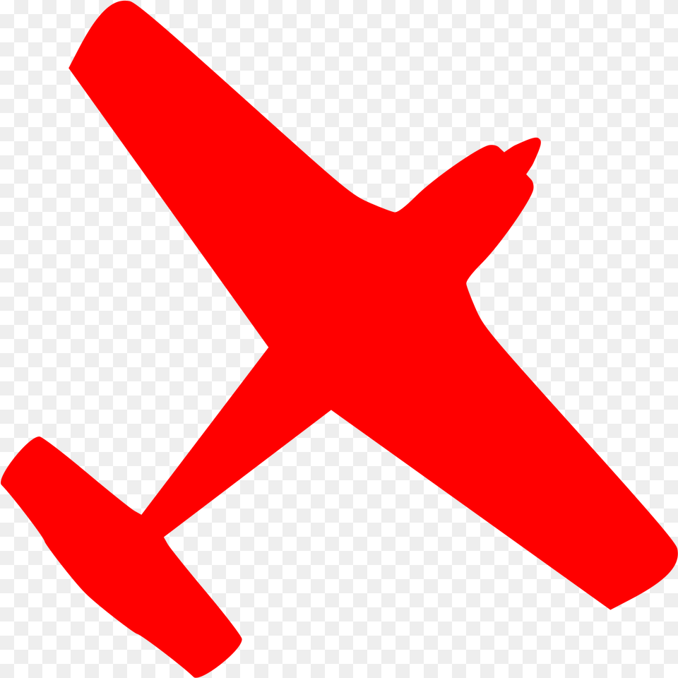 X Mark 2 Clip Art Airplane Red, Aircraft, Airliner, Transportation, Vehicle Png