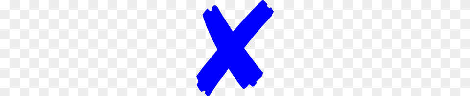 X Mark Blue Clip Art For Web, Person, First Aid Free Png Download