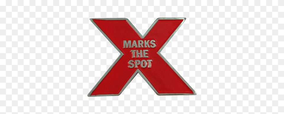 X Marks The Spot Ball Marker Hat Clip, Symbol, Logo, Sign Free Png Download
