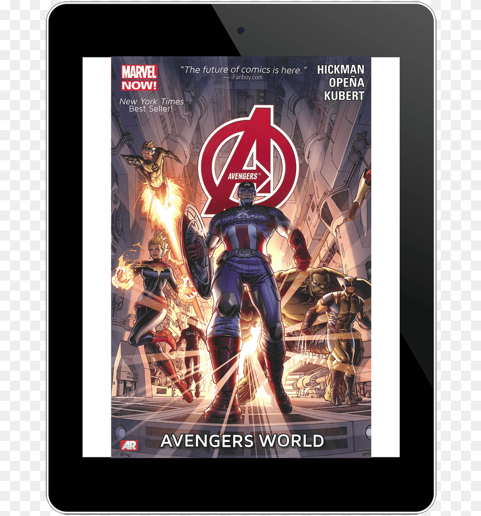 X Men Avengers Iron Man Daredevil Thor And More Avengers Volume 1 Avengers World Marvel Now, Publication, Book, Comics, Adult Free Transparent Png