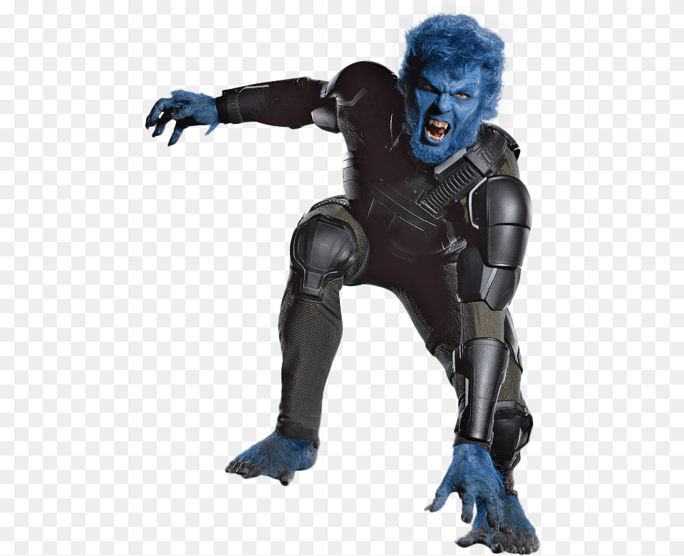 X Men Beast Action Figure, Person, Clothing, Costume, Man Png
