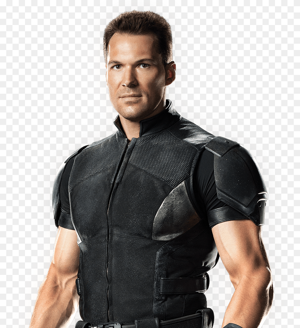 X Men Days Of Future Past Colossus Days Of Future Past Suit, Vest, Clothing, Person, Man Png Image