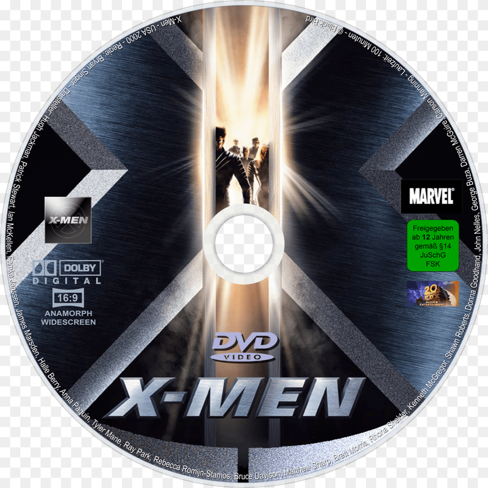 X Men Dvd Disc X Men 1 Dvd, Disk, Person Png Image
