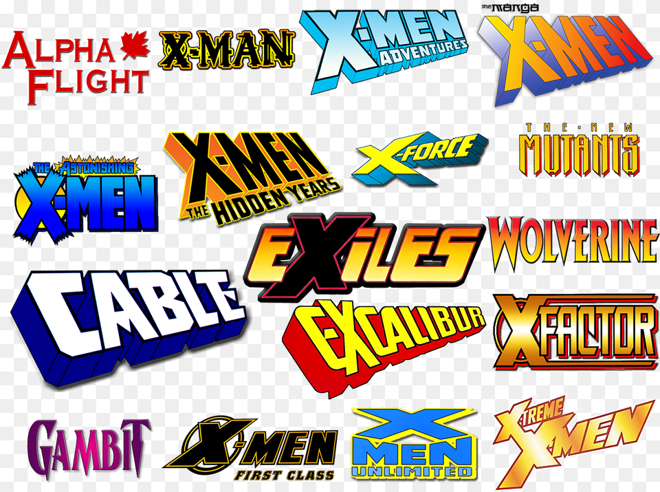X Men Logo Collection All X Men Logos Free Png