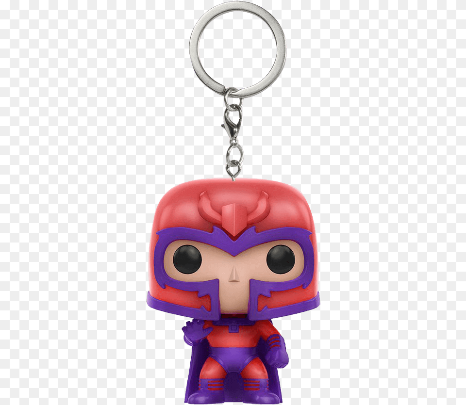 X Men Magneto Pop Bobblehead Keychain Funko Pop Magneto Keychain, Accessories Free Transparent Png