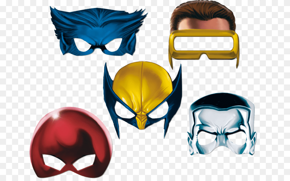 X Men Masks X Men Theme Party, Adult, Male, Man, Person Free Transparent Png