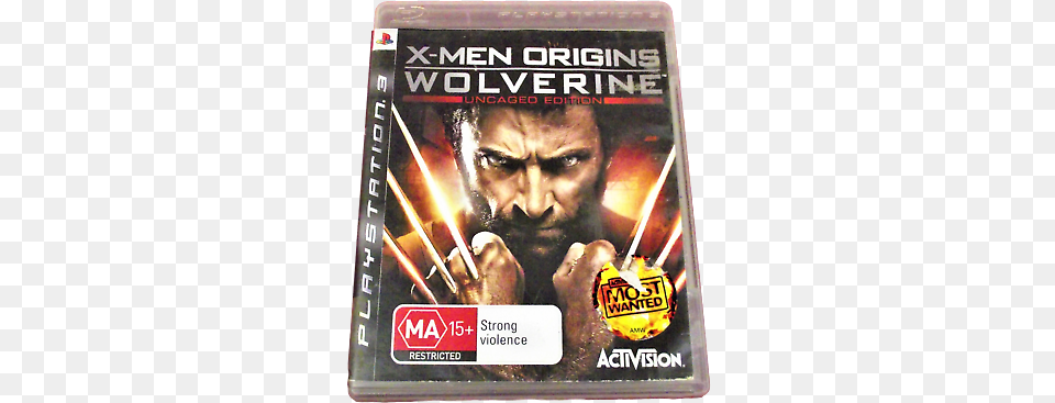 X Men Origins Wolverine Sony Ps3 Ebay X Men Origins Wolverine Affiche, Adult, Advertisement, Male, Man Free Transparent Png