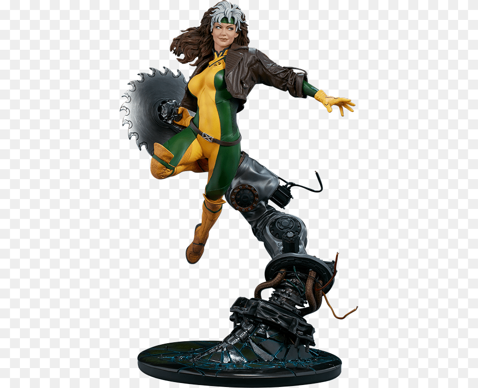 X Men Rogue Statue, Figurine, Adult, Clothing, Footwear Free Png Download