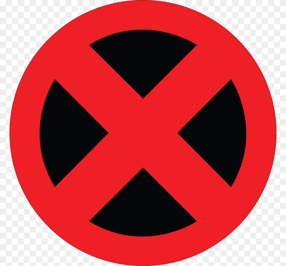 X Men Symbol Svg Library X Men Symbol Red, Sign, Road Sign Png Image