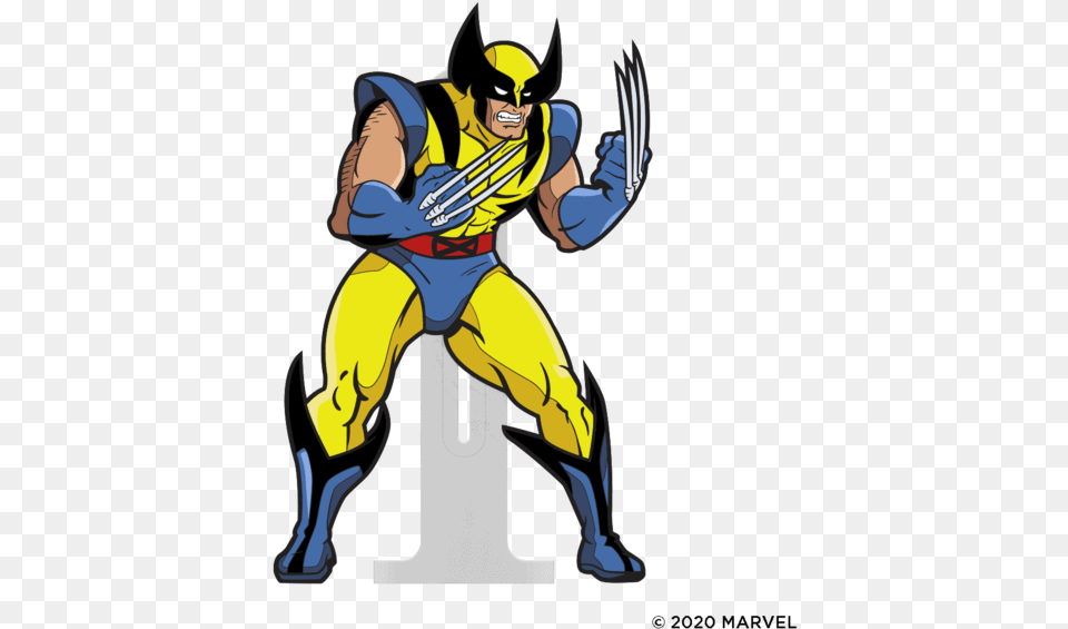 X Men The Animated Series Figpins Coming Soon X Men The Animated Series Wolverine, Person, Face, Head, Clothing Png Image
