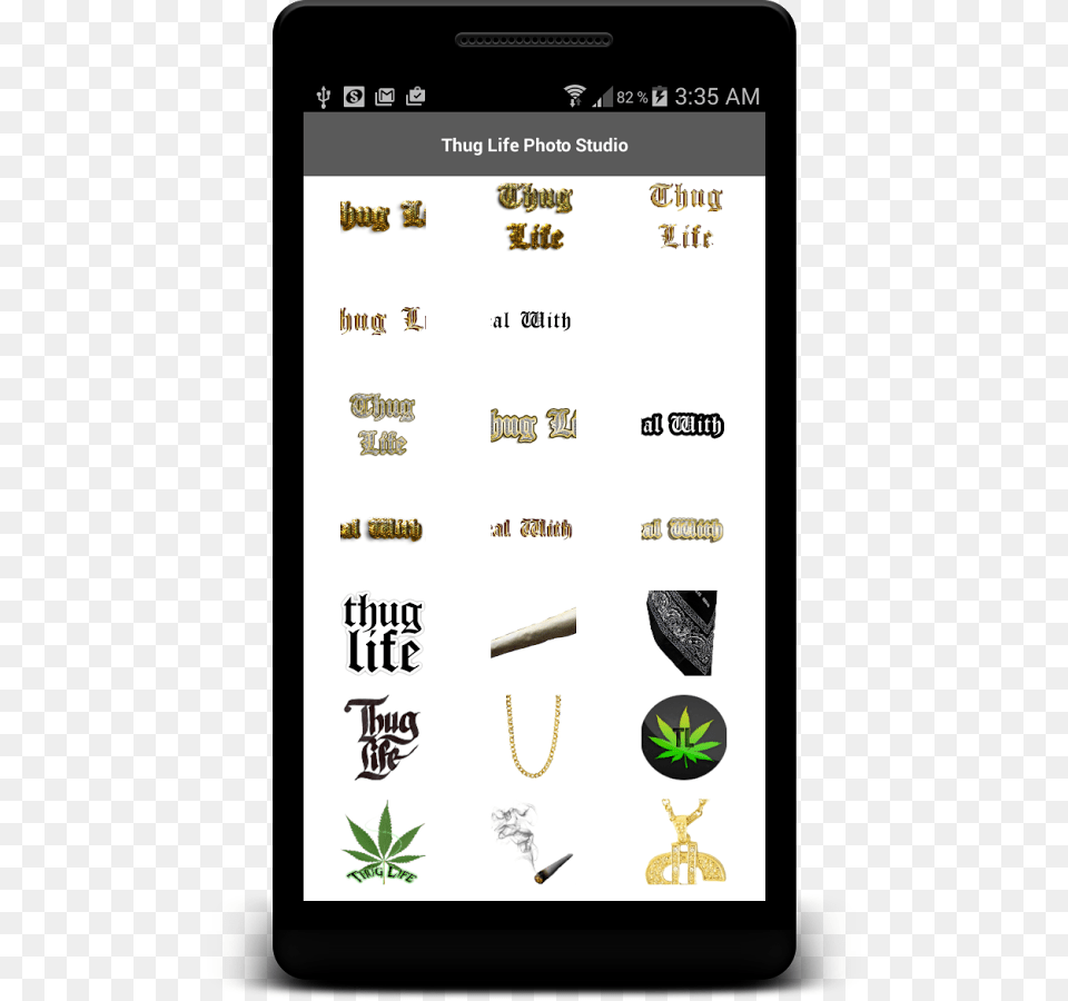 X Periwinkleepee Thug Life Toddler Amp Youth Tee, Electronics, Phone, Text, Plant Free Png Download