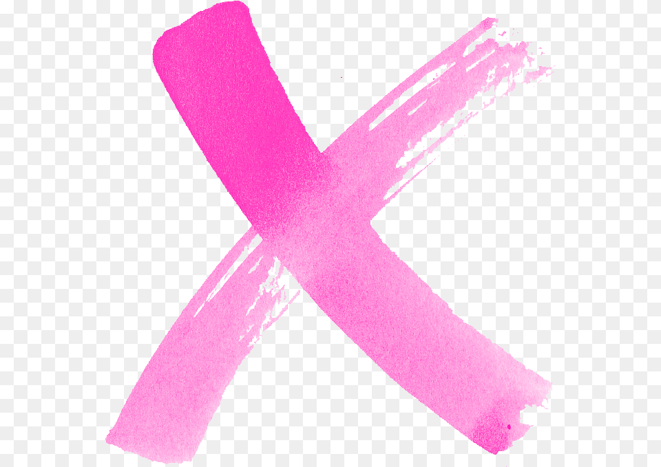 X Pink, Purple, Person, Symbol Png Image