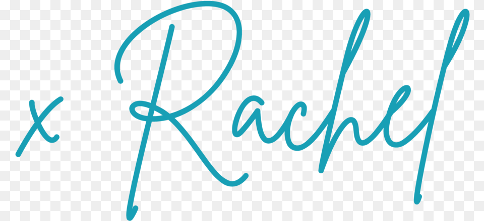 X Rachel Signature 02 Calligraphy, Handwriting, Text Free Png