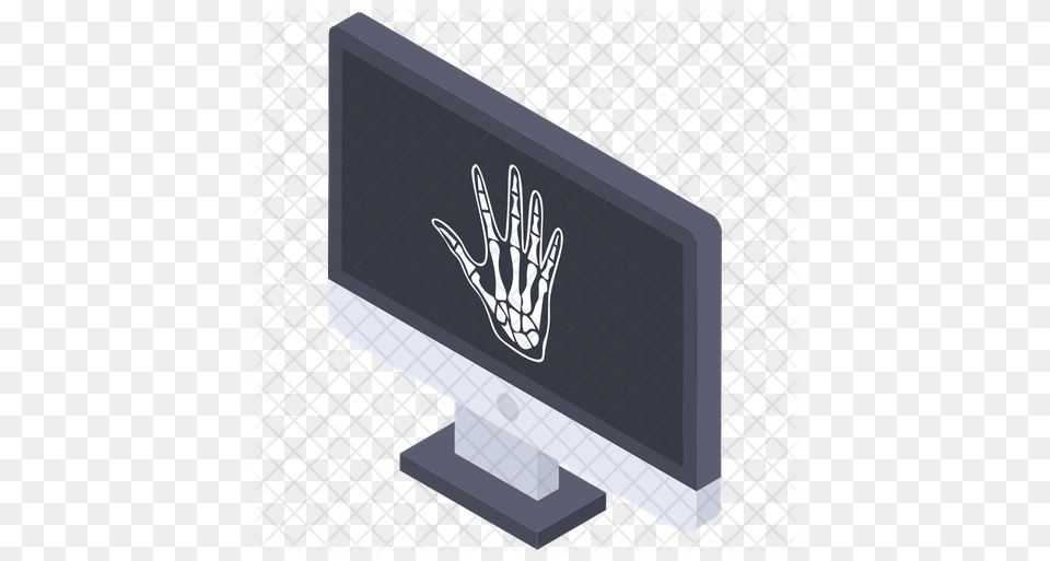 X Ray Monitor Icon Badge, Computer Hardware, Electronics, Hardware, Screen Free Png Download