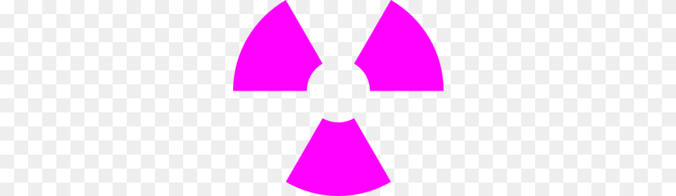 X Ray Radiation Symbol Clip Art, Recycling Symbol, Purple Free Png Download