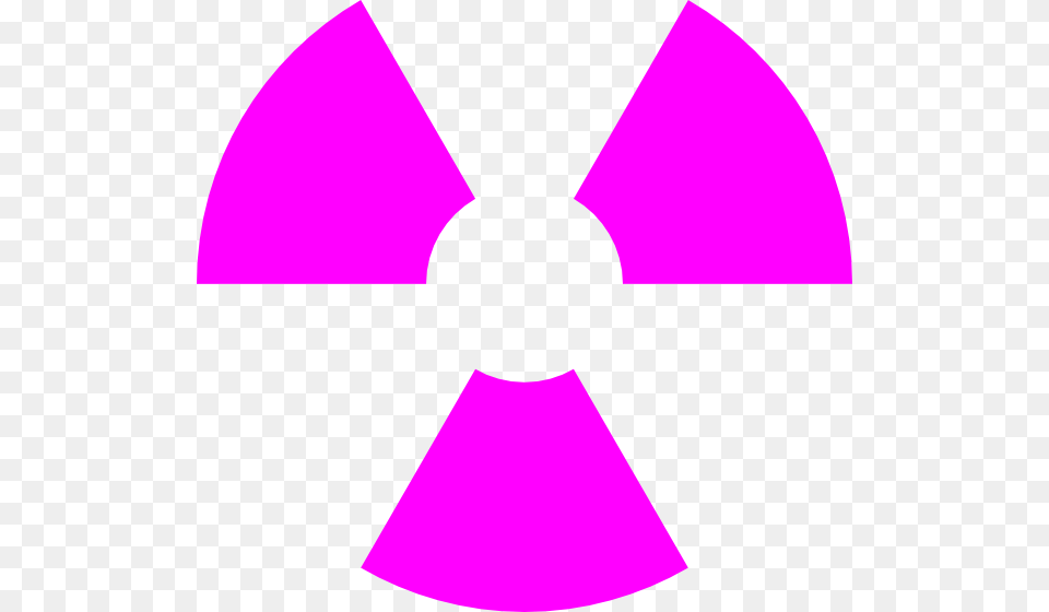 X Ray Radiation Symbol Clip Art, Purple, Recycling Symbol Free Png Download