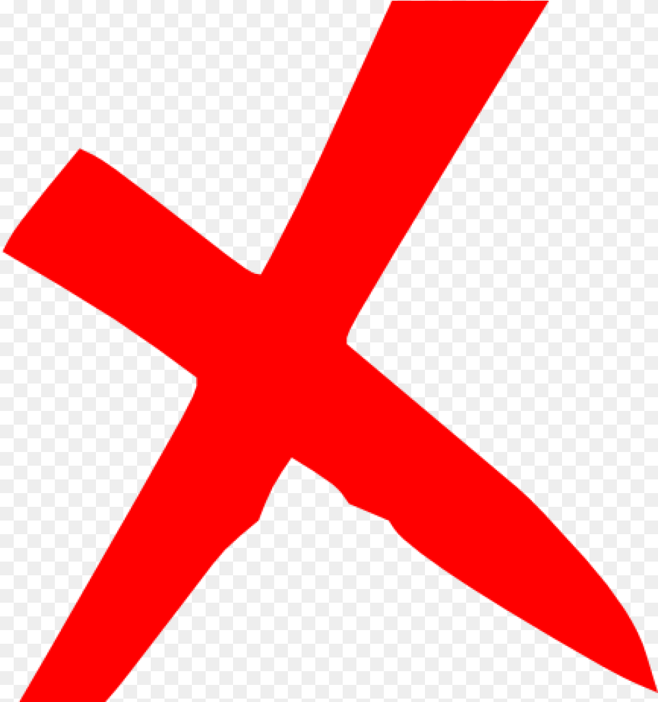 X Red Icon Clip Art Black X Mark Background, Symbol, Aircraft, Airliner, Airplane Free Transparent Png