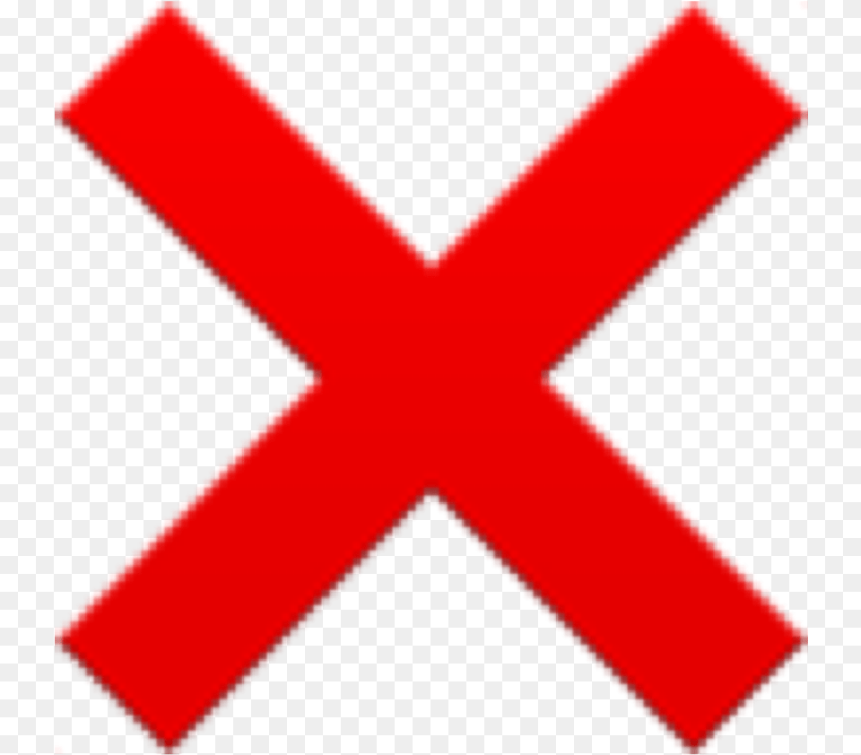 X Red Sticker Cross Mark White Background, Logo, Symbol, First Aid, Red Cross Free Png