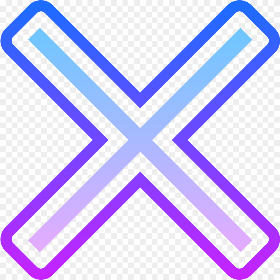 X Shape, Purple, Light, Symbol Png