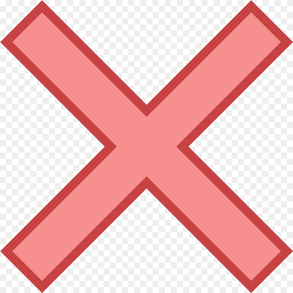 X Shape Wrong Transparent Background Cross Transparent, Symbol, Logo Png Image