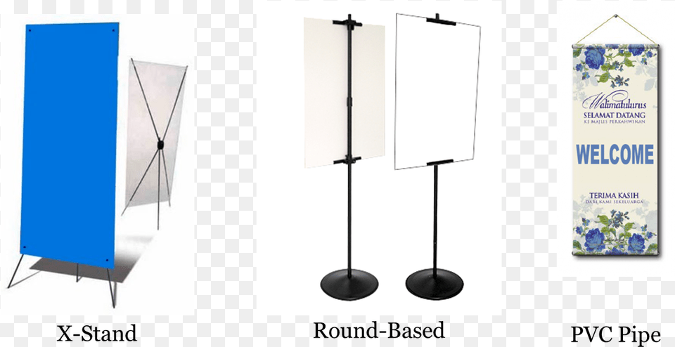 X Stand Bunting, Lamp, White Board Free Png Download