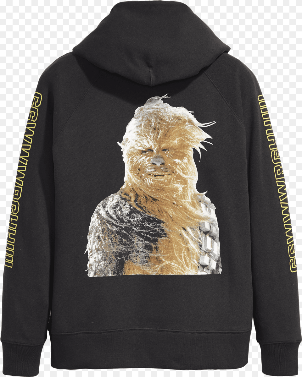 X Star Wars Chewbacca Photorealistic Hoodie This Levis Star Wars Sudadera, Clothing, Sweatshirt, Sweater, Hood Free Png