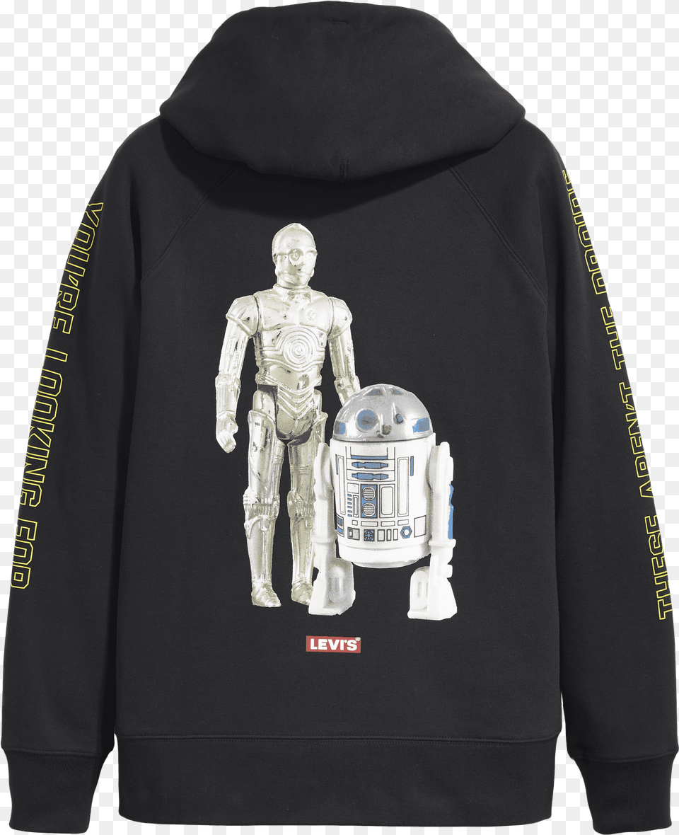X Star Wars R2 D2 And C3po Hoodie This Leviu0027s X X Star Wars 2019, Sweatshirt, Clothing, Sweater, Knitwear Png