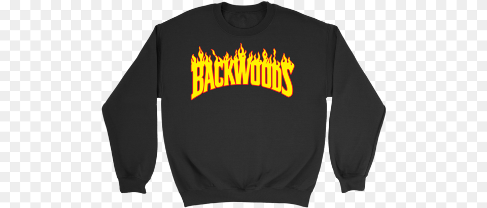 X Thrasher Crewneck Sweater, Clothing, Hoodie, Knitwear, Long Sleeve Free Png Download