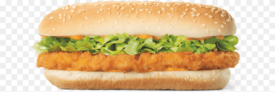 X Tra Long Classic Spicy Chicken Chicken Royale Hungry Jacks, Burger, Food Free Png Download